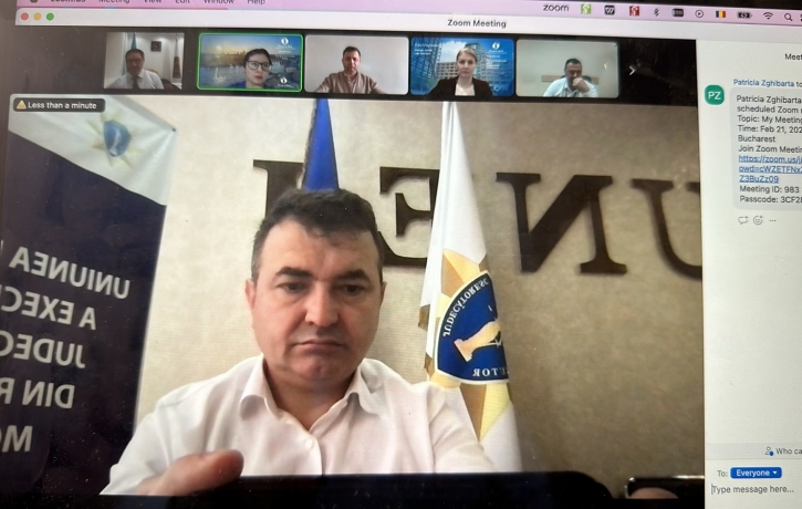 Intrevederea on-line cu președintele Camerei executorilor judecatorești din Kazahstan