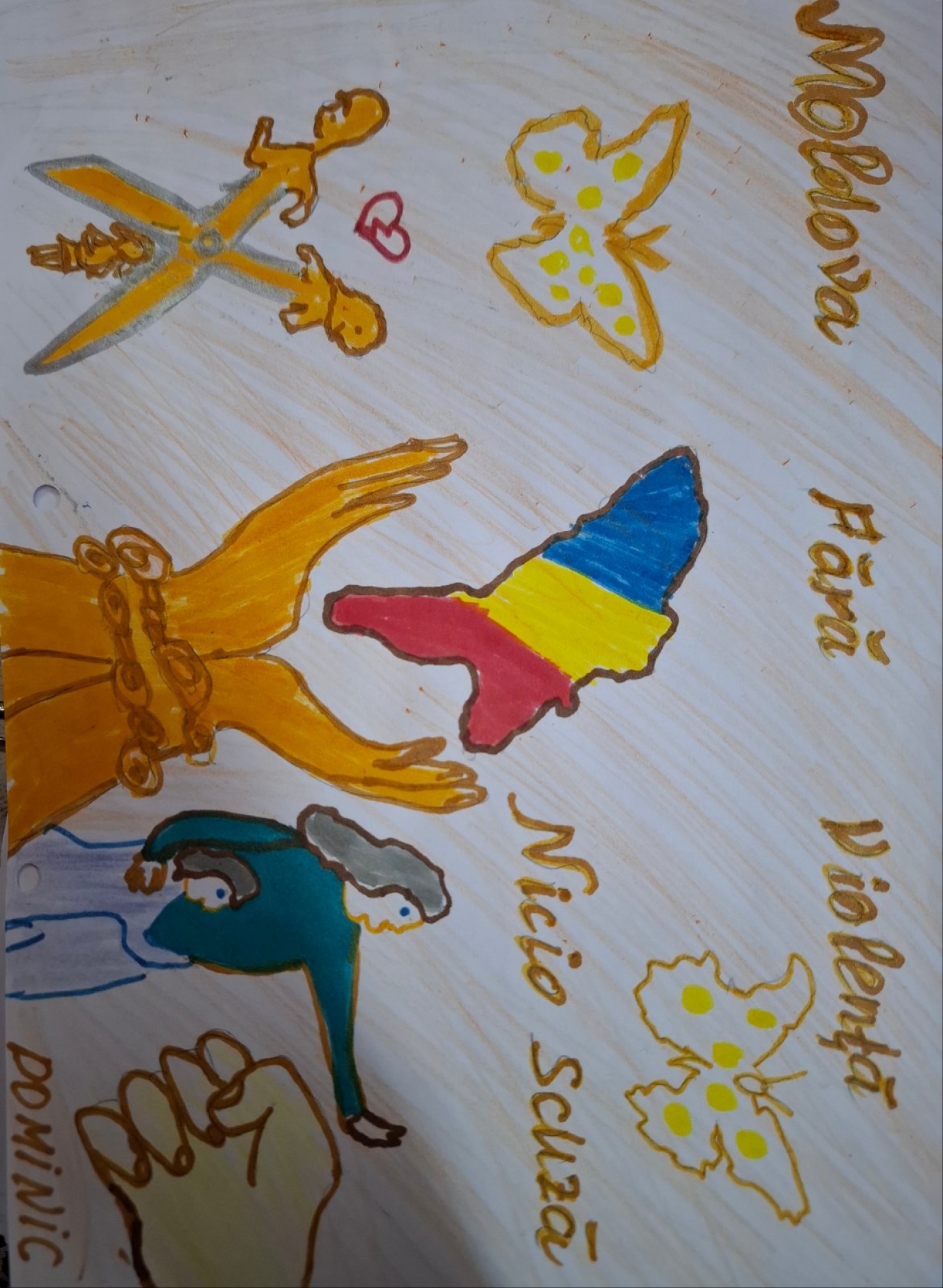 Concurs de desene pentru copii în cadrul Campaniei naționale „16 zile de activism împotriva violenței de gen”